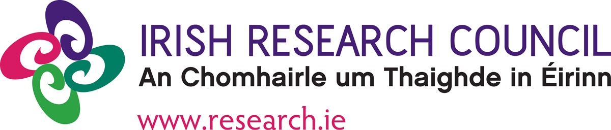 Irish Research Council IRC logo with website